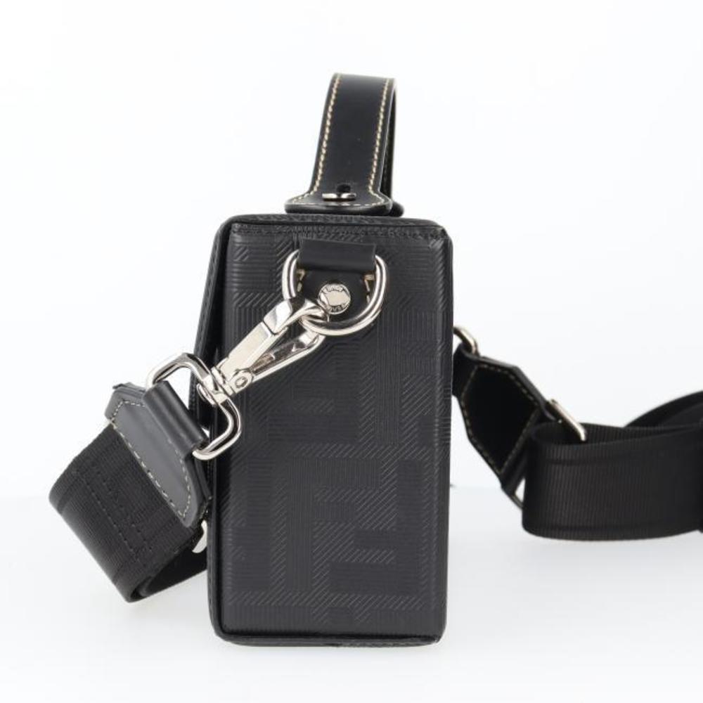 Fendi Soft Trunk 2way Zucca Pattern Shoulder Black - image 3